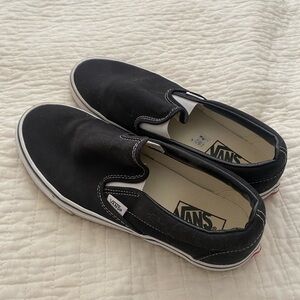 Black slip on vans